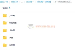 高一地理全体系规划学习卡·夏研（2期）