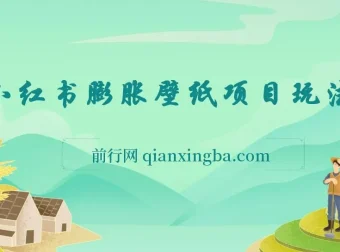 小红书膨胀壁纸项目玩法：女生超爱的壁纸，0门槛新手也能日入300+