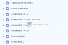 2027届2024 – 2025高一物理课程（跳跳学长）