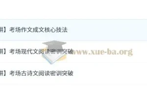 罗斐然2025高三高考语文密训班