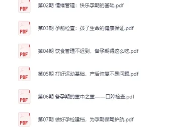 35节超强孕期指南 – 带你做有备而“孕”的健康妈妈