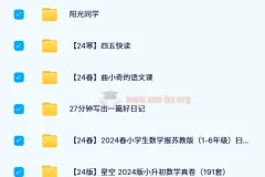 2024小学全学科多版本教辅资料PDF电子版合集