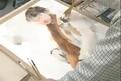 关维兴水彩人物绘画教程：头像与半身像3讲