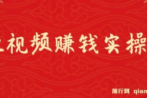 短视频赚钱实操课