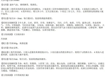 《各类养生酒配方大全》