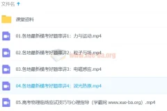 坤哥物理高三高考物理押题班