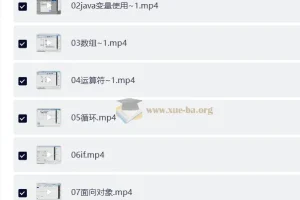 Java编程0基础入门全栈自动化测试课程