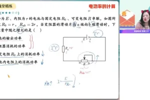 高二物理冲顶班（彭娟娟主讲·含电学磁场专题）