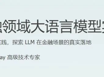 金融领域大语言模型实战课程