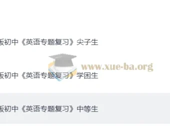 2025版初中英语专题复习资料（适合学困生、中等生、尖子生）