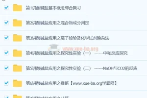 中考化学专题：元素化学课程