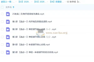 段瑞莹高中高二生物一轮暑假班与秋季班课程