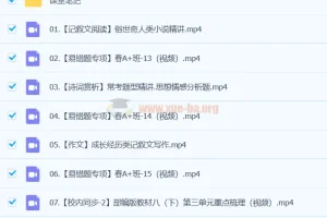刘璐初二语文寒春班课程