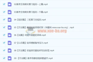 2024高三高考生物万猛生物二轮寒假班课程