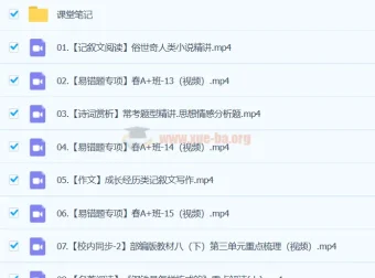 刘璐初二语文寒春班课程