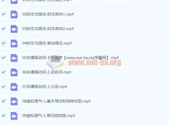 大学英语四级语法基础巩固14课时课程