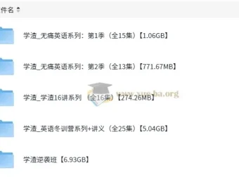 钟平学渣英语逆袭系列课程