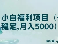 搏金汇第26课：小白福利长久稳定项目