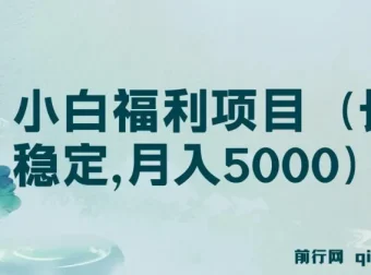 搏金汇第26课：小白福利长久稳定项目