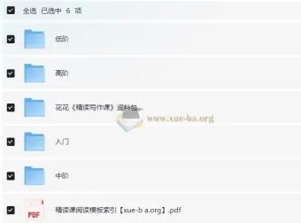 北大花花精读写作课：全年龄段学生适用