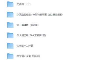 《十部历史权谋经典书单推荐合集》（看透人性与权力博弈的必读佳作）