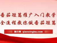 番茄短篇推广入门全流程教学