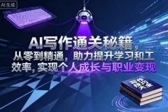AI提示词写作全能课：从0到精通的AI创作变现与自动化工作流指南