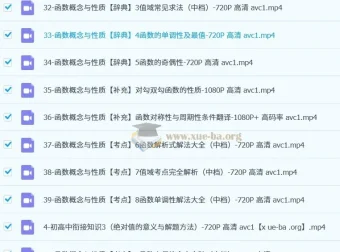 一数高中数学基础合集及使用方法