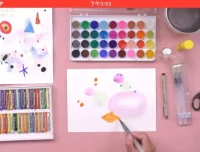 亲子绘画50课与零基础水彩16课：开启从入门到创作的艺术之旅