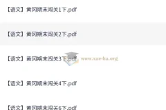 黄冈期末小学语文闯关1 – 6年级下册学习资料