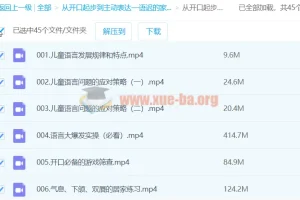 【口才训练】语迟家庭训练：从开口起步到主动表达