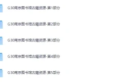 《南京图书馆馆藏古籍24272册》