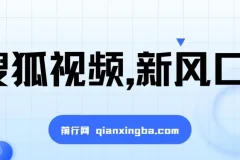 搜狐视频视频收益项目：新风口，轻松日赚200 – 500