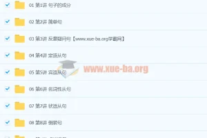 初中英语深度进阶句法专题课程（Lance）