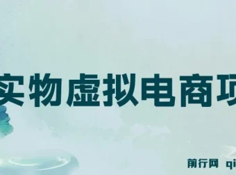全网首创实物虚拟电商项目，成本低收益高