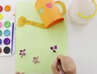 儿童创意水彩绘本课16节：快乐学绘画