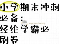 经纶学霸《2025春小学学霸期末必刷卷·语数英》