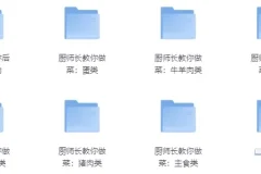 厨师长教你做菜大集合：从后厨基本功到各类菜品烹饪课程