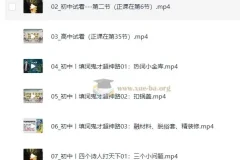 杨自豪：初中+高中语文爆破作文课程48节（完结）
