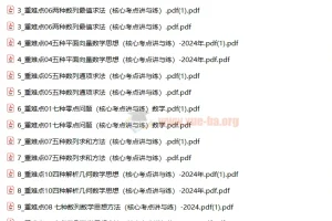 2024高考数学一轮复习：15个重难点核心考点讲与练