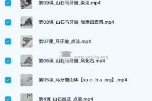 程小平《儿童国画教学》74集课程