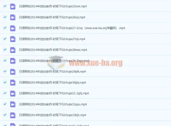 早道日语迷加老师日语初级下视频教程