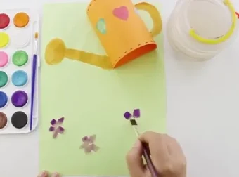 儿童创意水彩绘本课16节：快乐学绘画