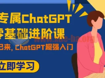 职场人专属ChatGPT零基础进阶课：开启AI职场新征程