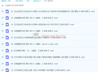 2024春下初二英语全国课程 王凯娇A+