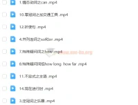 乐乐英语爆笑语法视频教程