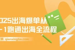 2025出海爆单全攻略：从0-1跑通出海流程