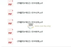 绿卡图书《初中学霸同步笔记（全九科）》