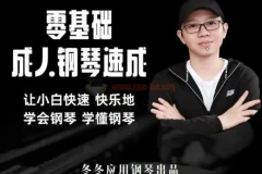 冬冬应用钢琴：零基础成人钢琴速成课程