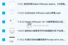 人工智能SD电商图实战：AI绘图从0基础到精通（41节视频课）